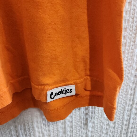Vintage Cookies Brand Orange Graphic Tee Men Size XXL - Picture 6 of 11